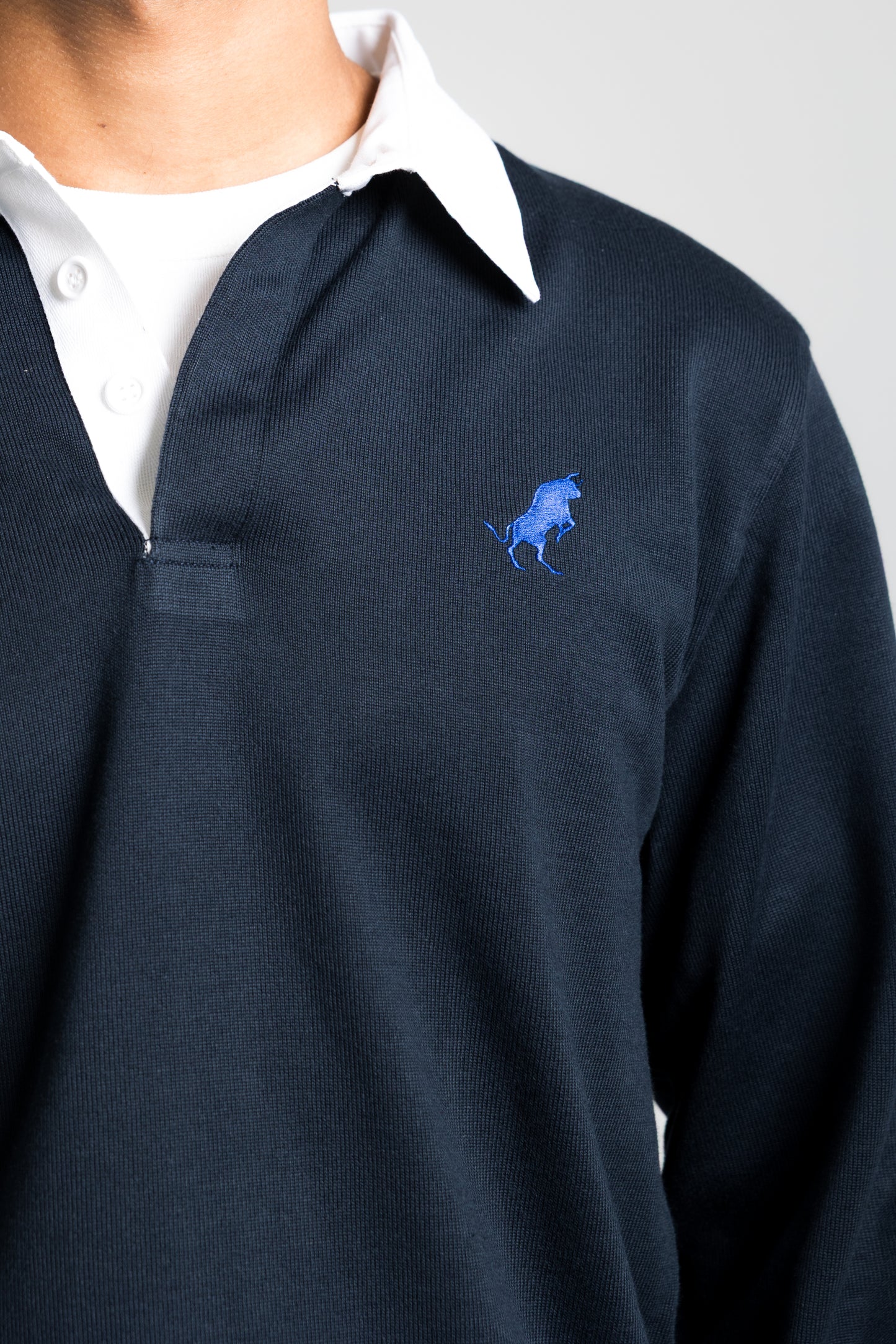 Slim Fit Rugby Navy