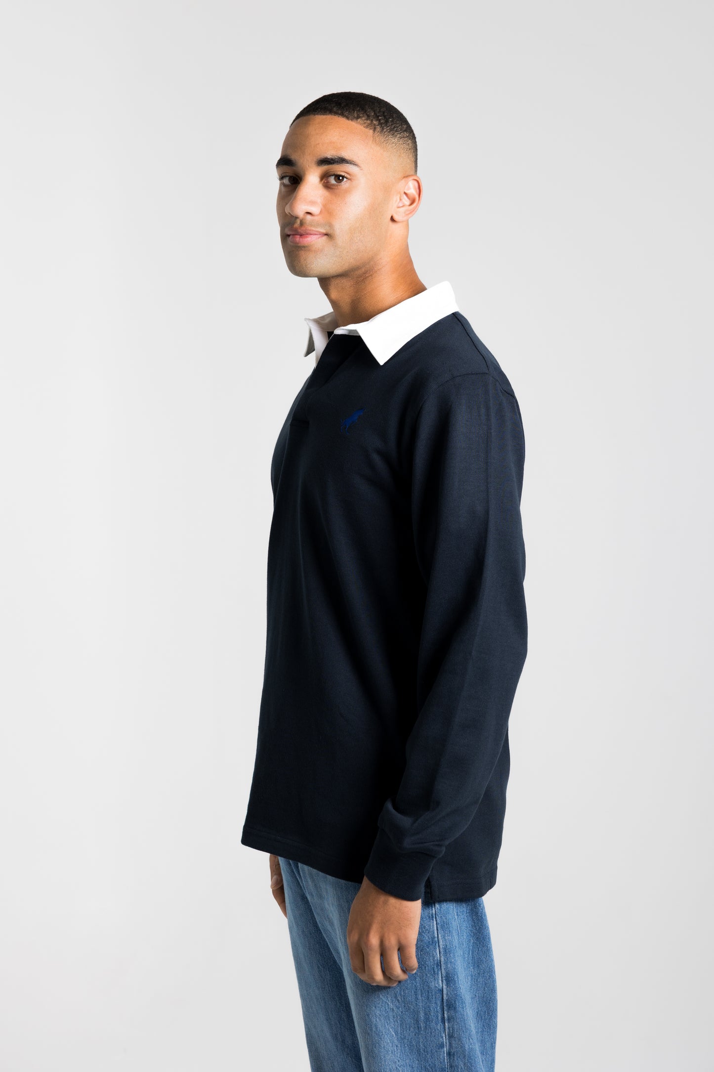 Slim Fit Rugby Navy