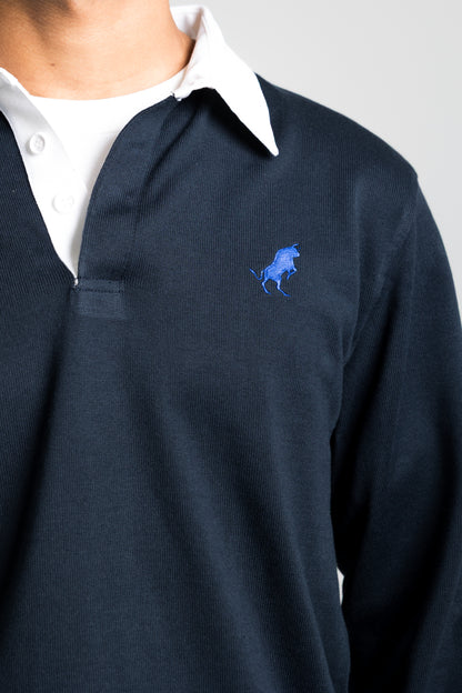 Slim Fit Rugby Navy