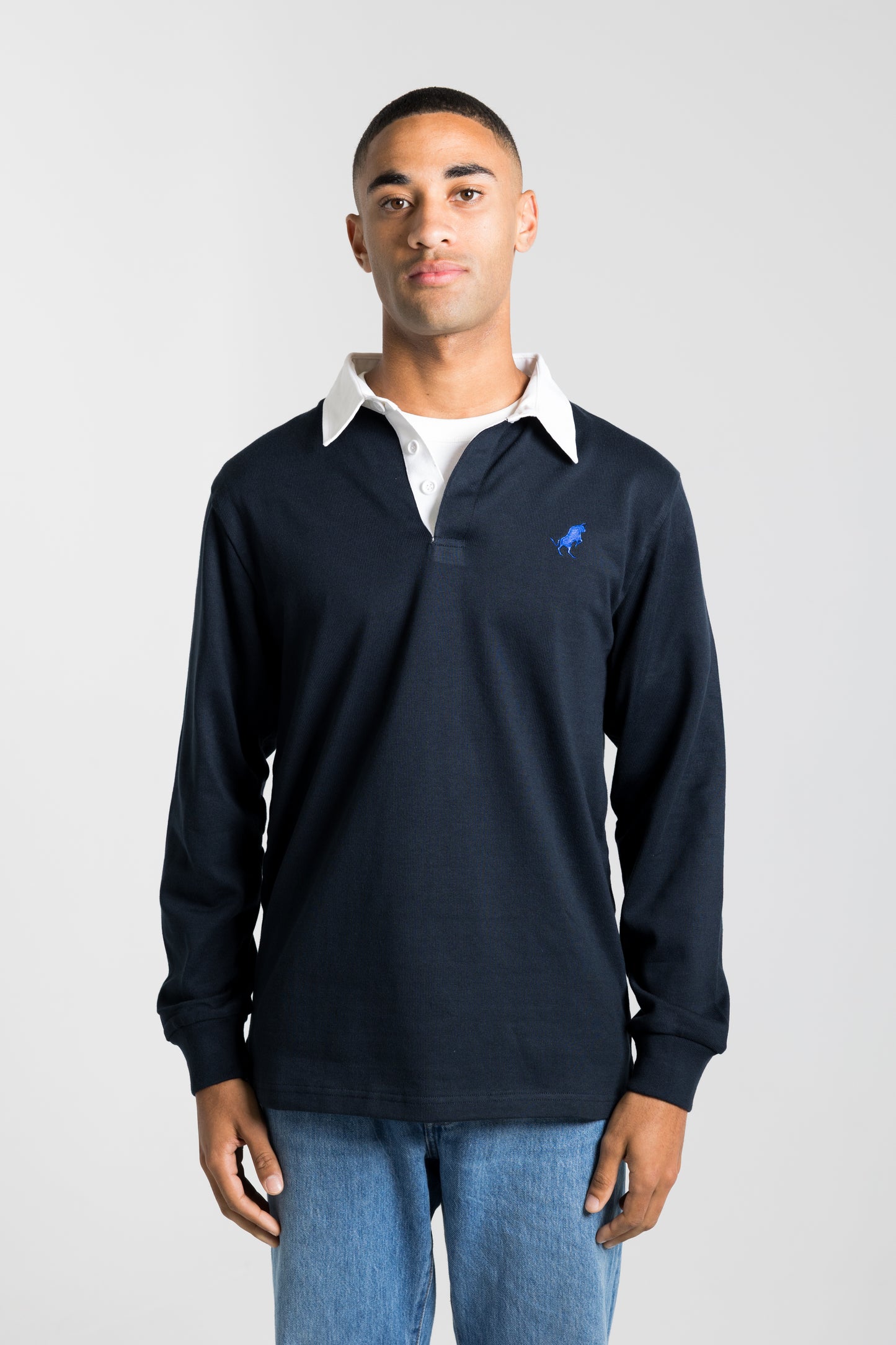 Slim Fit Rugby Navy