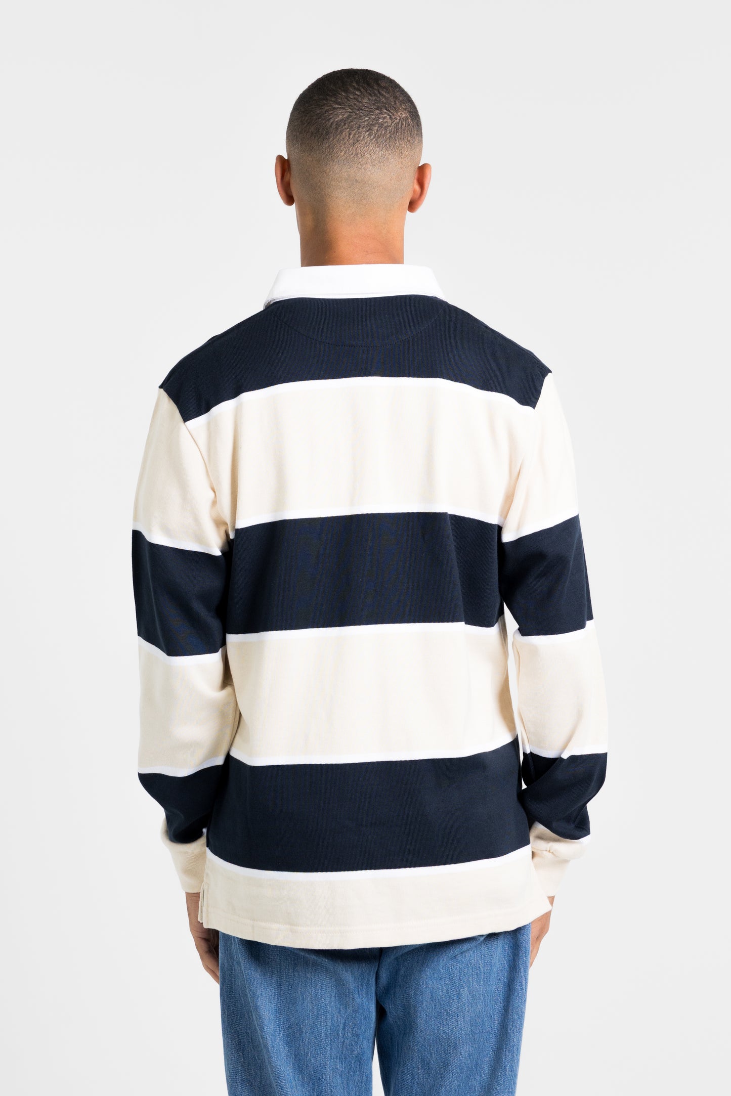 Slim Fit Rugby Navy/Bone